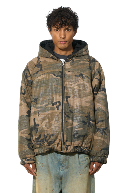Reversible Raw Denim / Camo Jacket