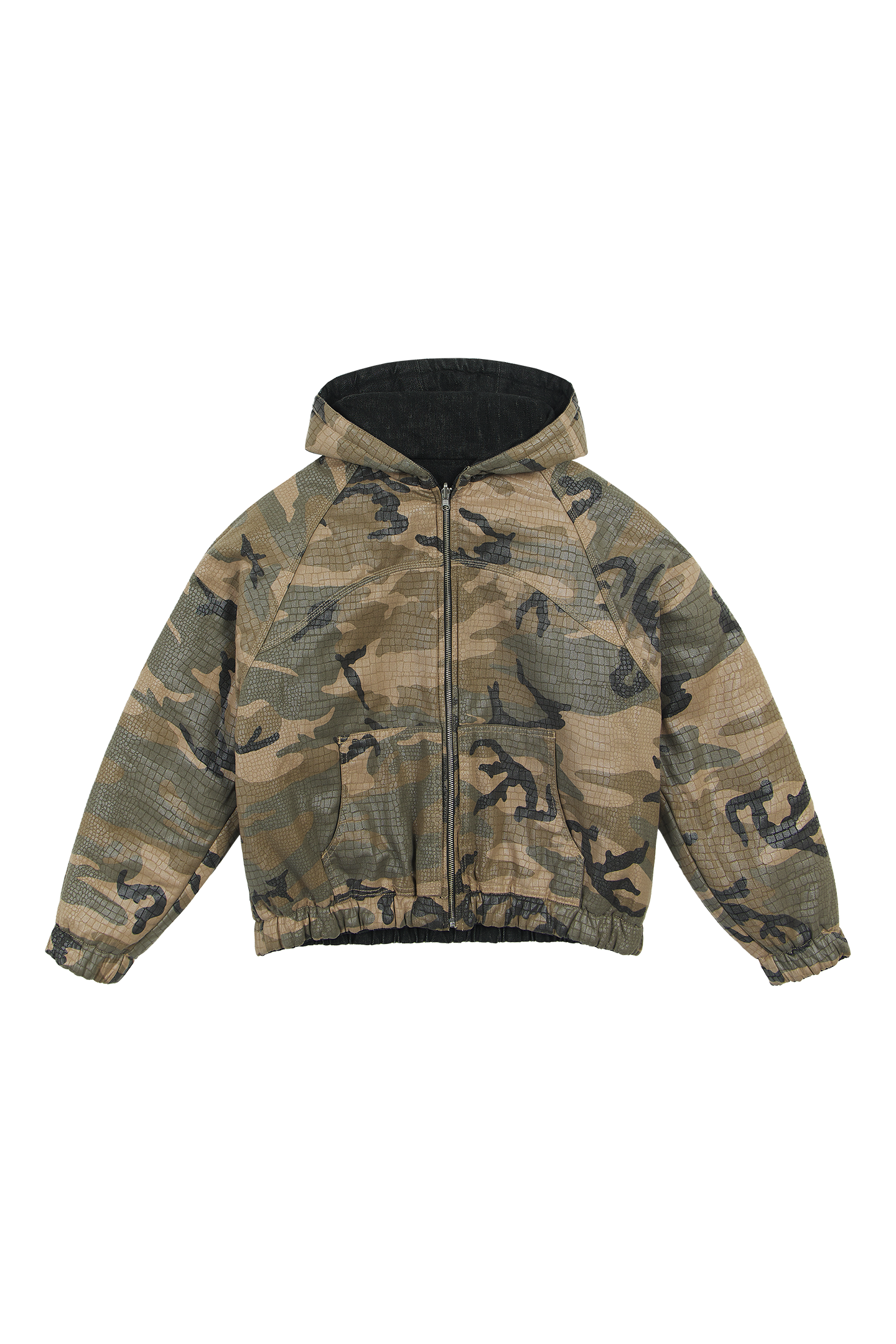 Reversible Raw Denim / Camo Jacket