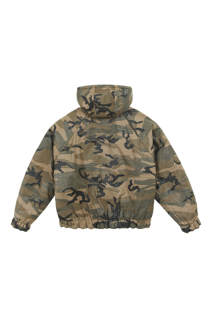 Reversible Raw Denim / Camo Jacket