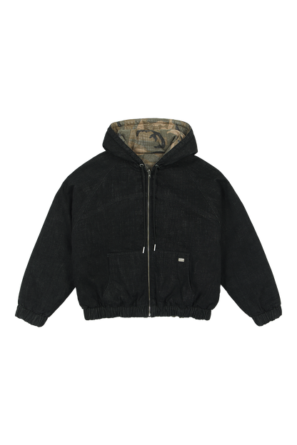 Reversible Raw Denim / Camo Jacket