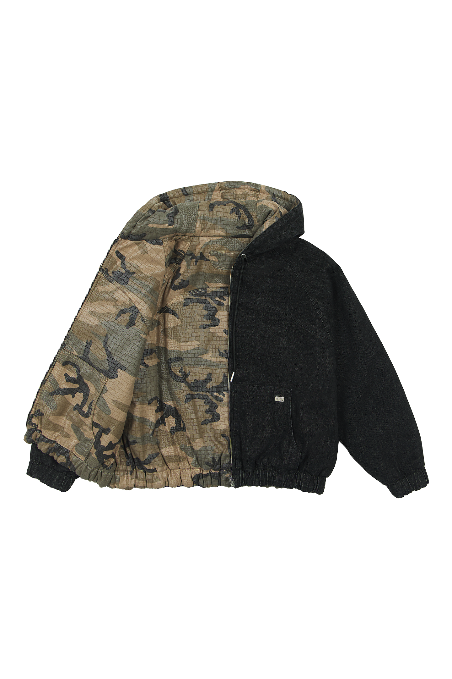 Reversible Raw Denim / Camo Jacket